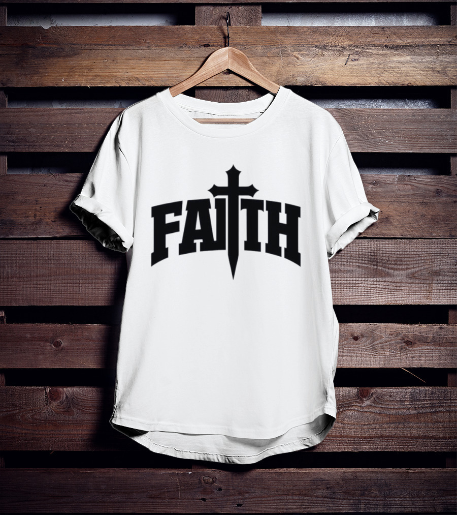 Faith Cross Christian Inspirational T-Shirt