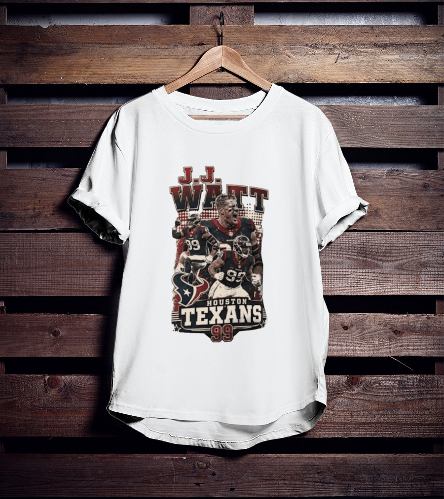 J.J. Watt Houston Texans 99 NFL Football Player T-Shirt