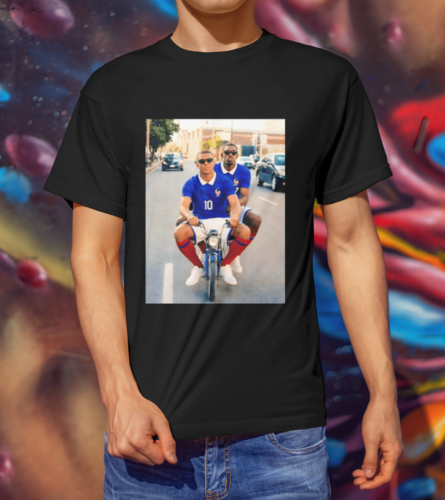 Kylian Mbappé Ousmane Dembélé France Team Jersey T-Shirt