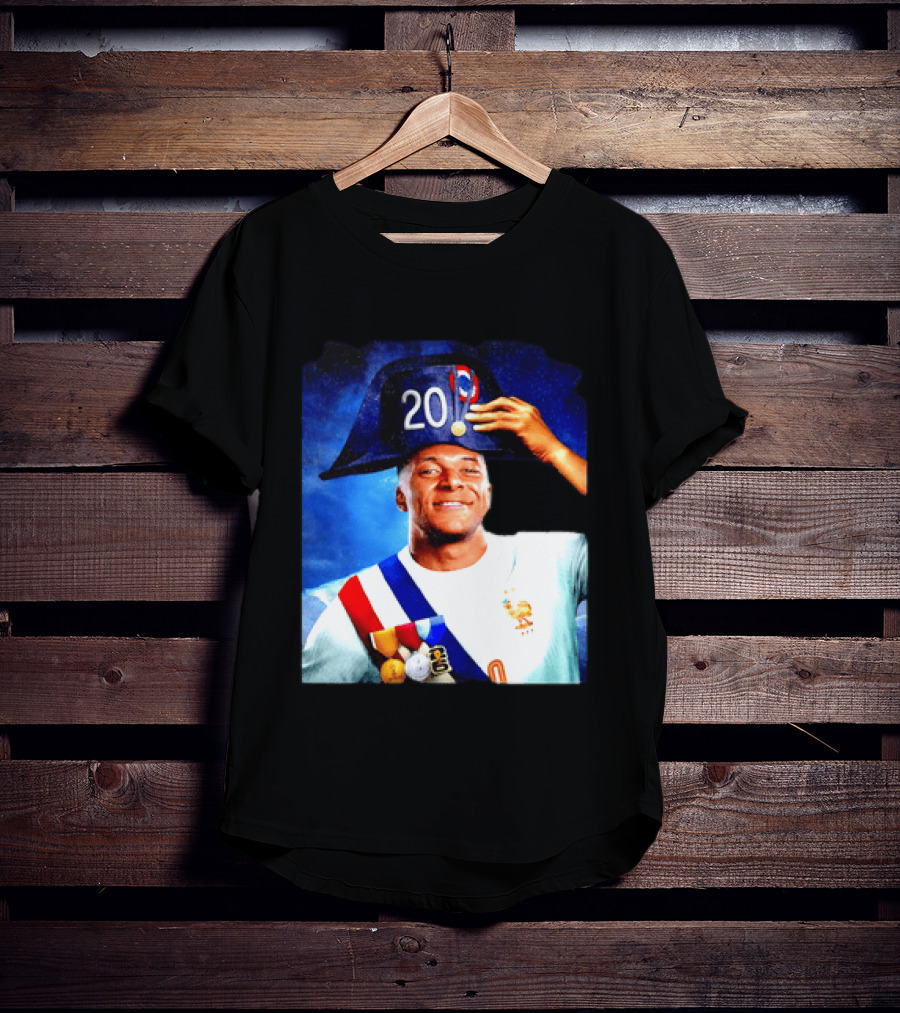 Kylian Mbappé France National Team 2026 Captain No 20 Napoleon Hat T-Shirt