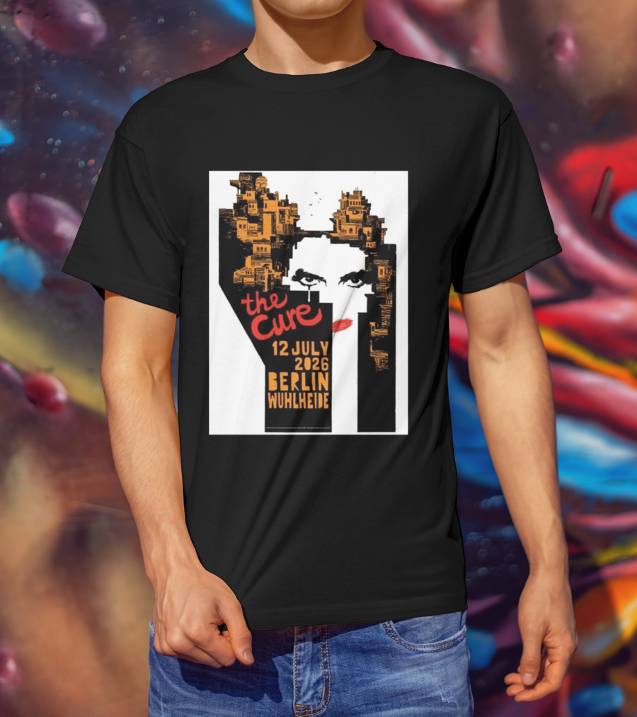 The Cure 12 July 2026 Berlin Wuhlheide Event Limited Edition T-Shirt