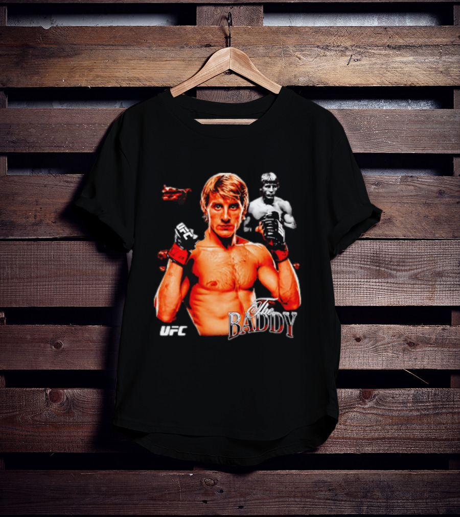 Paddy Pimblett The Baddy UFC MMA Fighter Image T-Shirt