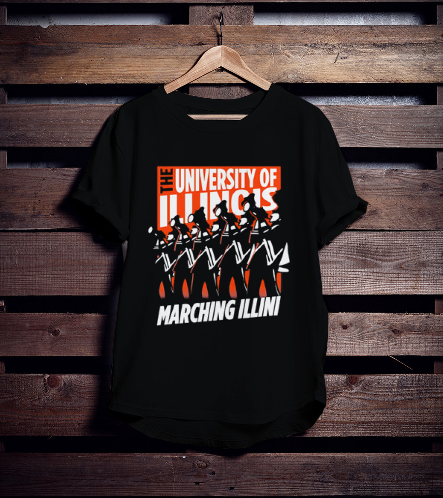The University Of Illinois Marching Illini Band T-Shirt