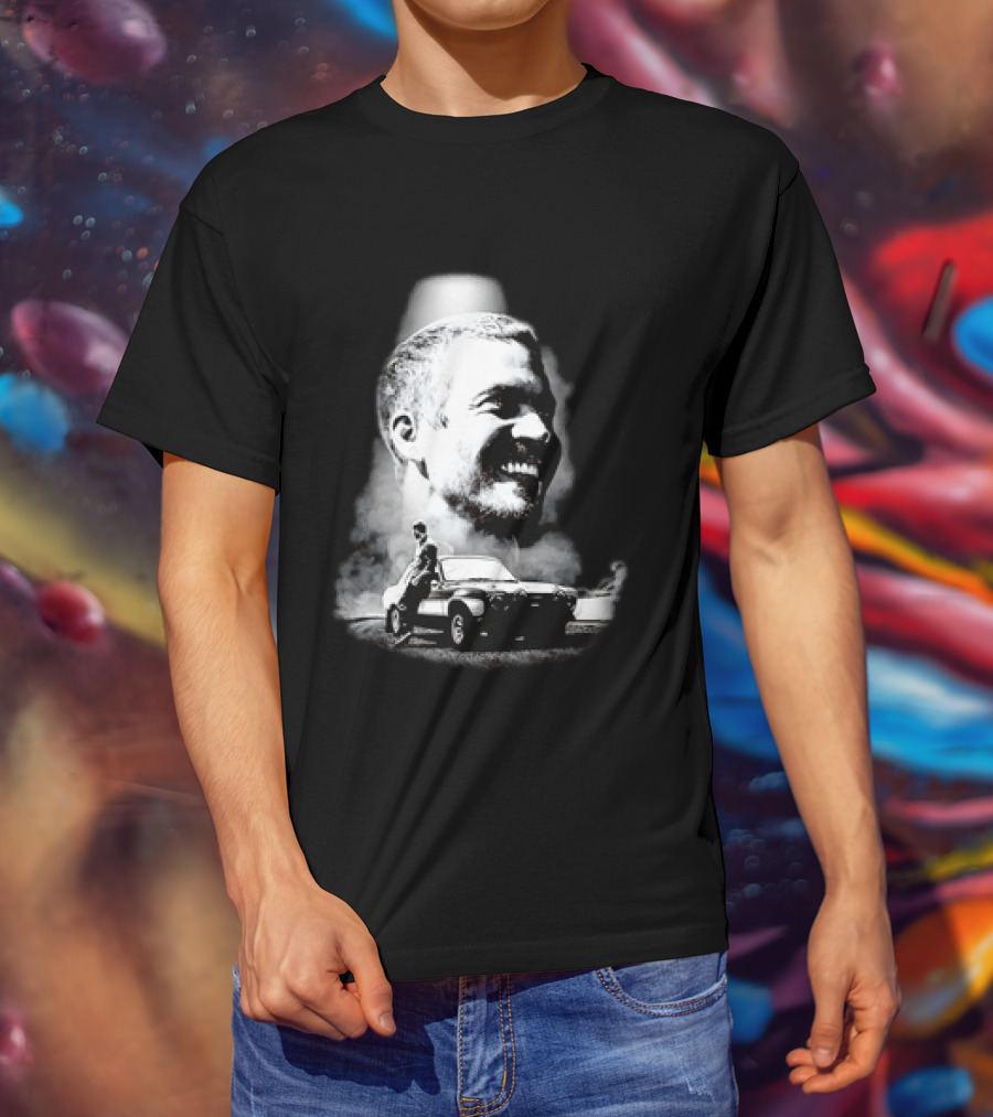 Paul Walker Fast And Furious Tribute With Classic Car Scene T-Shirt