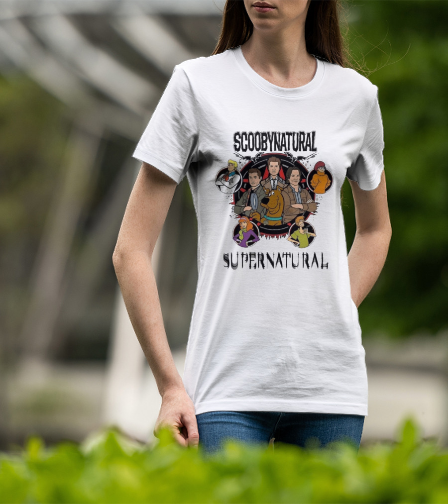 Scoobynatural Supernatural Crossover Featuring Iconic Characters For Fans Of Both Worlds T-Shirt