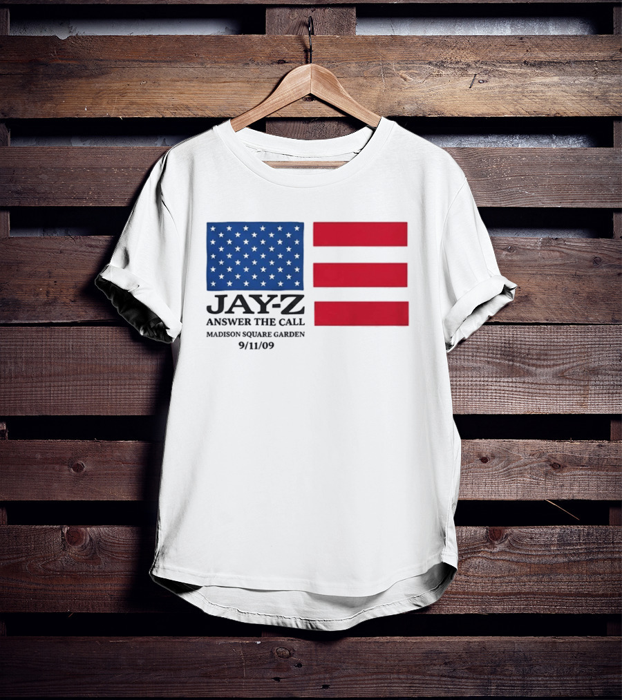Jay Z Answer The Call Madison Square Garden 9/11/09 T-Shirt