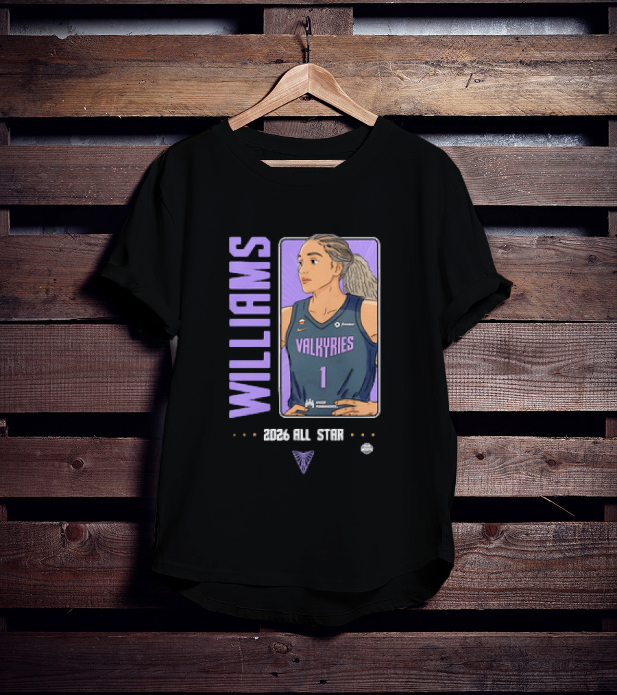 Golden State Valkyries Gabby Williams 2026 WNBA All Star Williams 1 T-Shirt