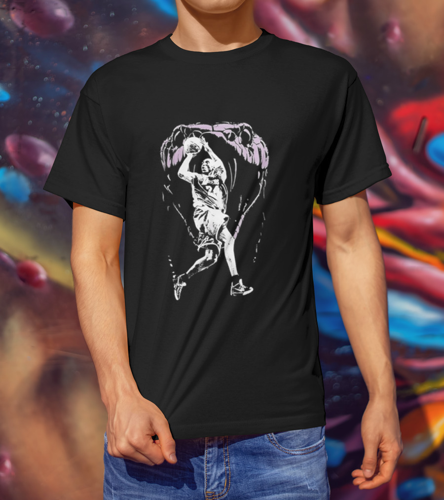 Black Mamba Kobe Bryant LA Lakers Basketball Shooting Action T-Shirt