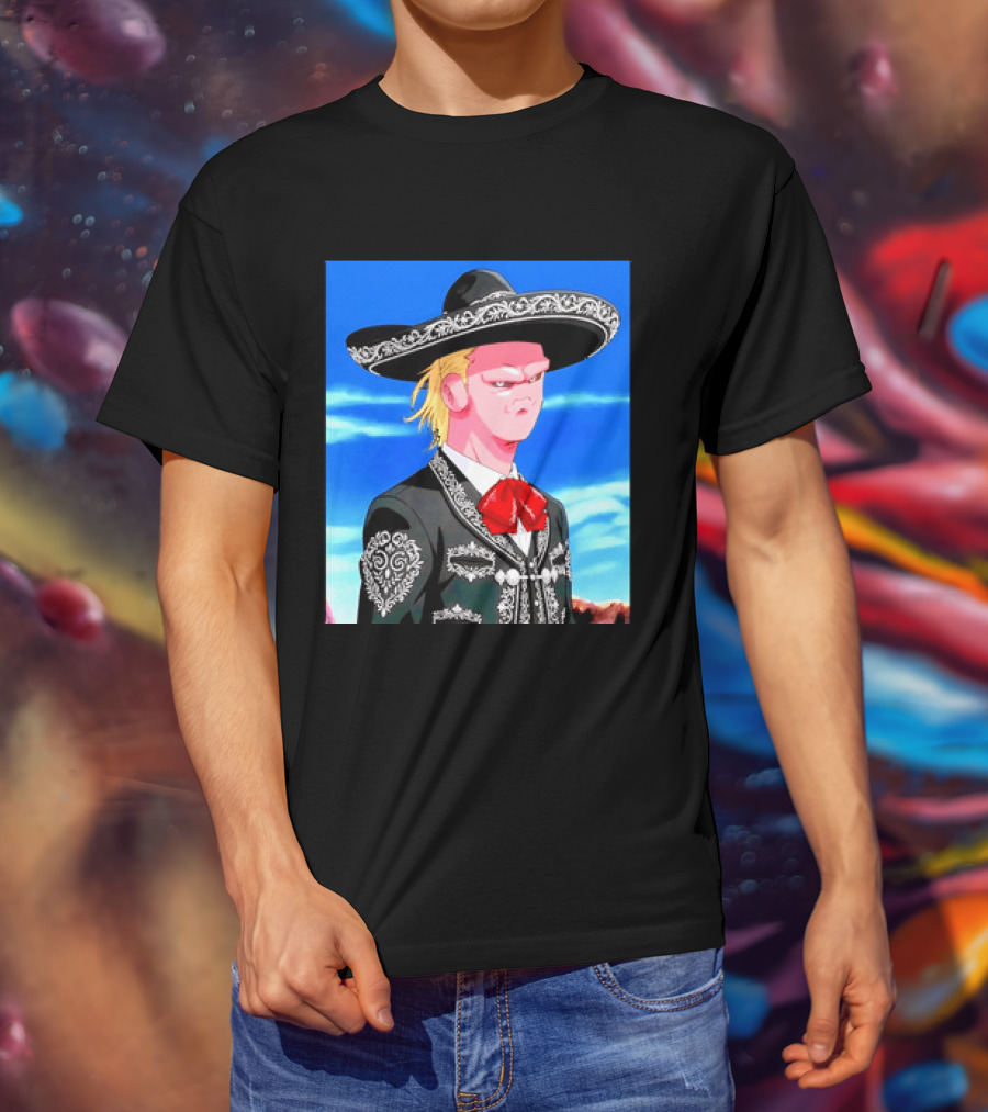 Majin Buu Mariachi Charro Dragon Ball Z Haaland Fusion T-Shirt