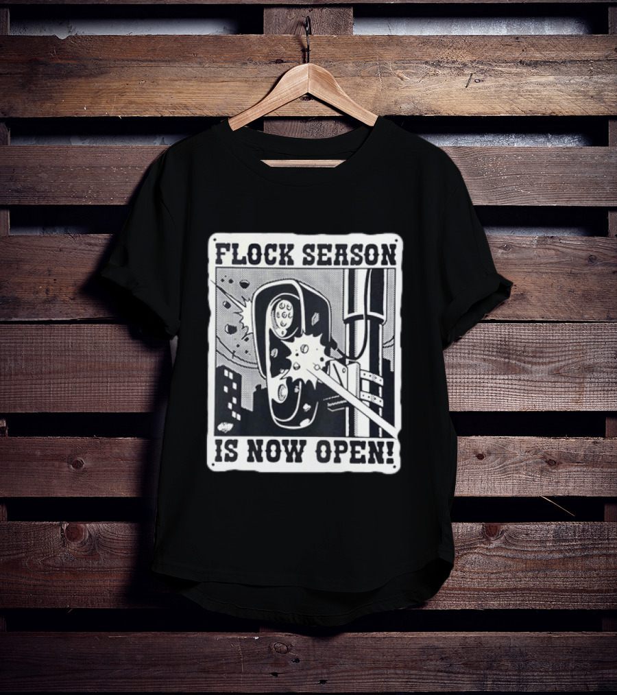 Flock Season Is Now Open Explosive Comic T-Shirt