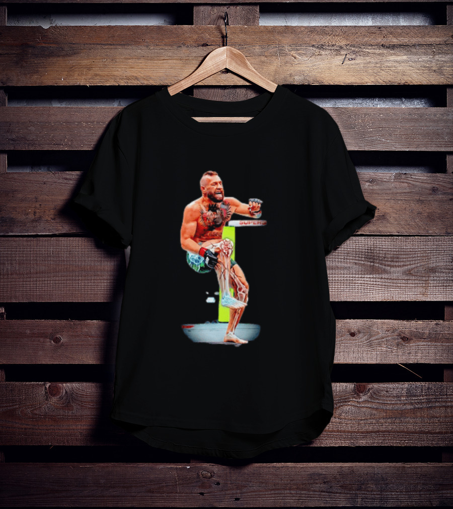 Conor McGregor One Minute Man Broken Leg UFC Fighter MMA Injury T-Shirt