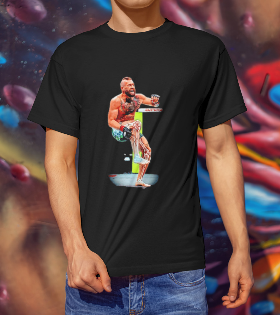 Conor McGregor One Minute Man Broken Leg UFC Fighter MMA Injury T-Shirt