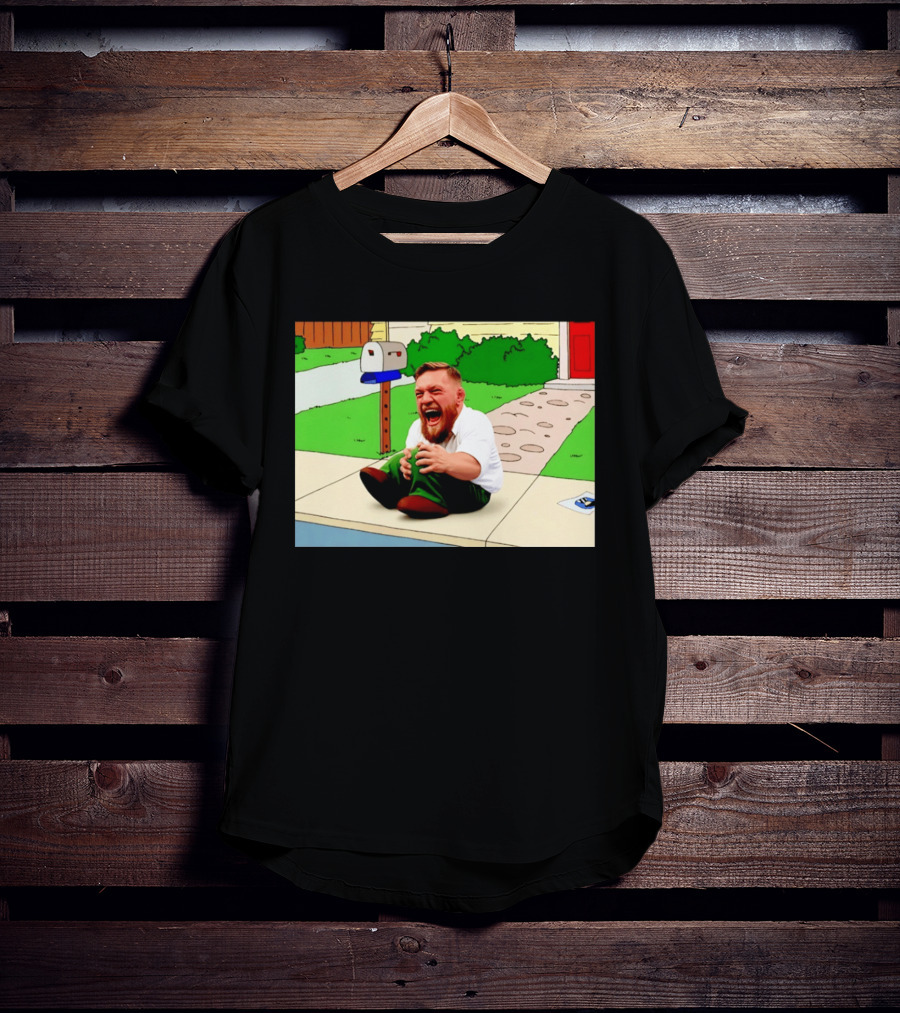 Family Guy Conor McGregor Laughing Curb Scene T-Shirt