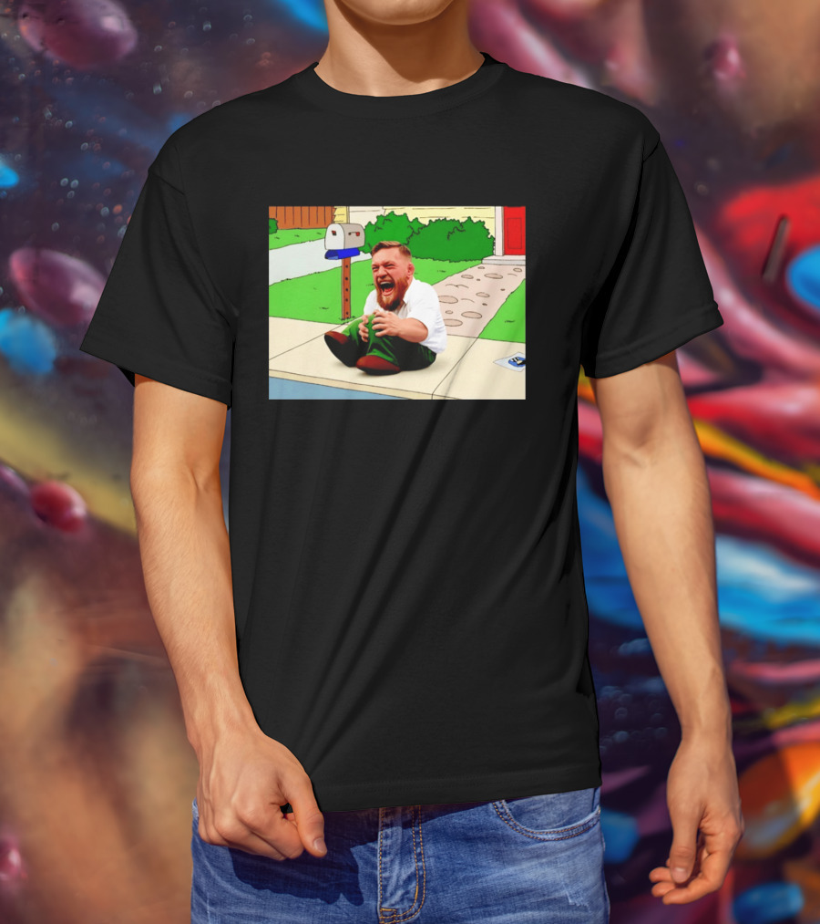 Family Guy Conor McGregor Laughing Curb Scene T-Shirt