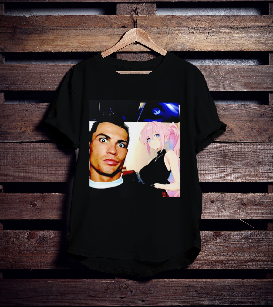 Cristiano Ronaldo Shikimori Anime Manga Collaboration T-Shirt