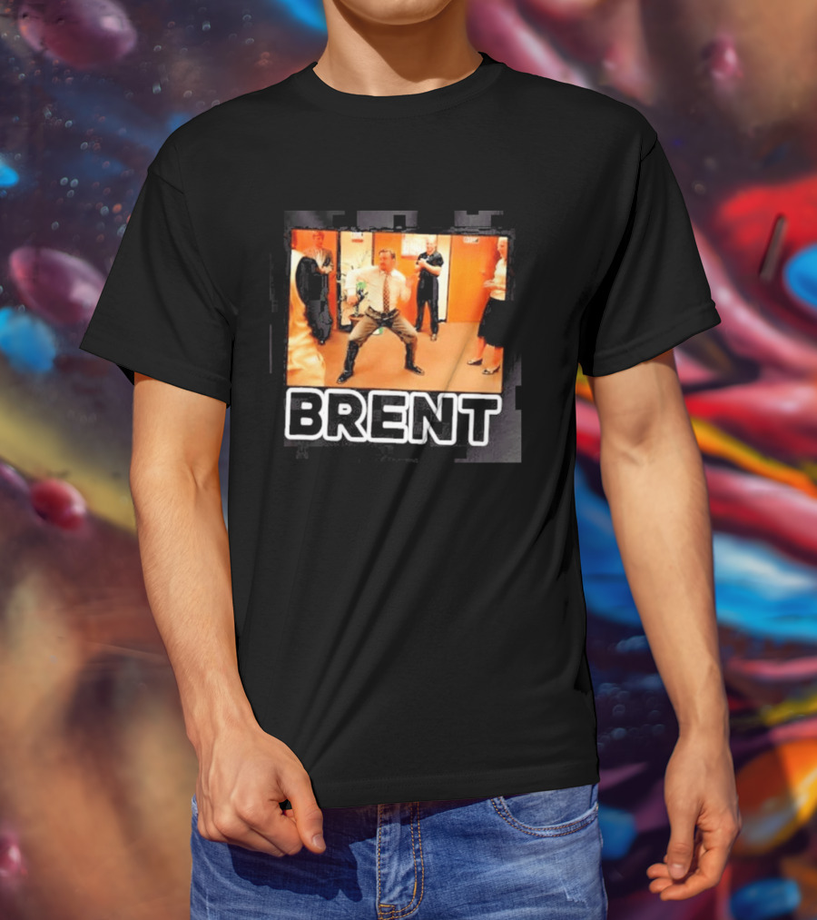 David Brent Iconic Dance Scene From The Office UK Series T-Shirt