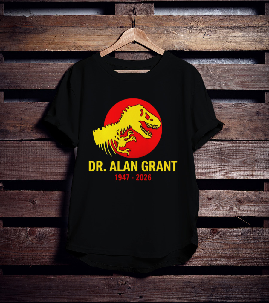 Dr. Alan Grant 1947 2026 Memorial Rex T-Shirt