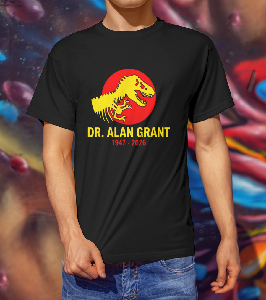 Dr. Alan Grant 1947 2026 Memorial Rex T-Shirt