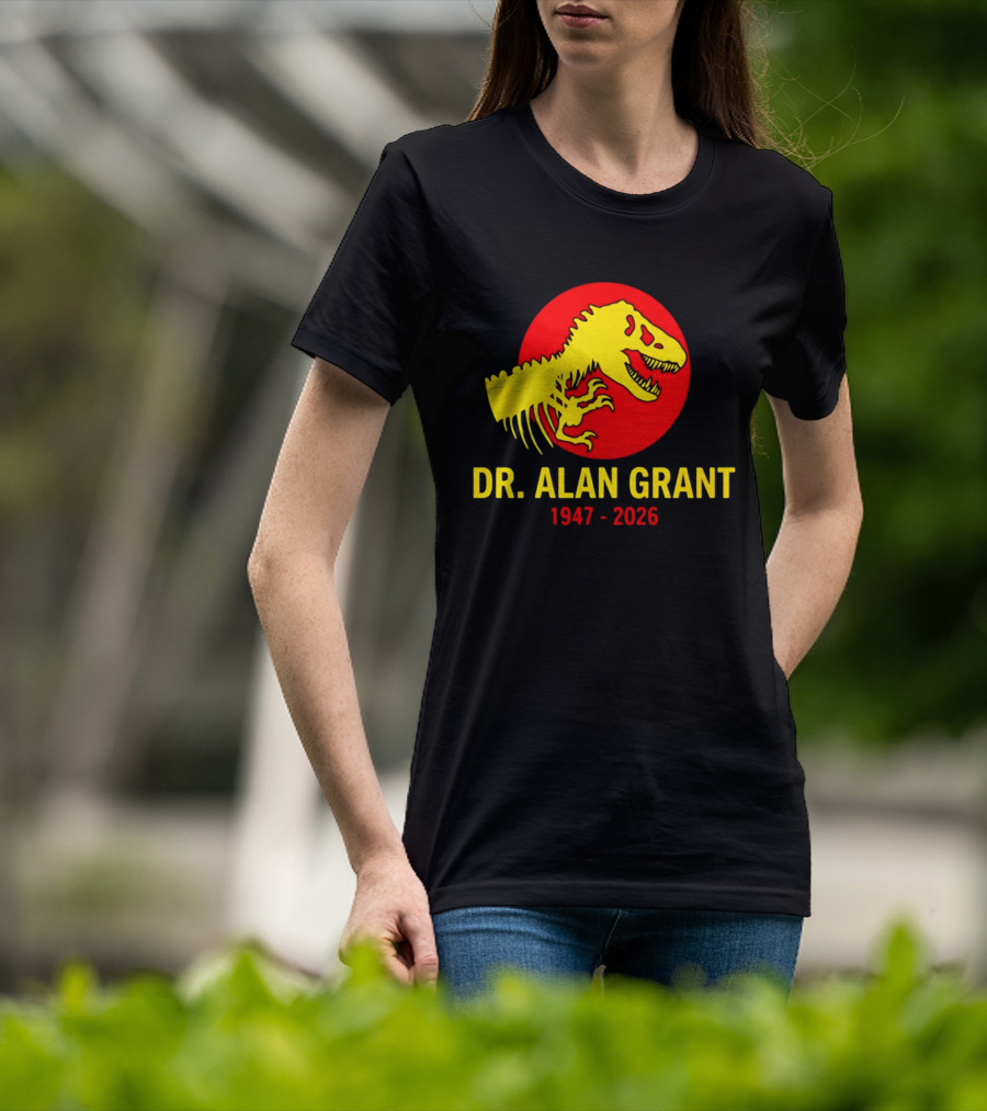 Dr. Alan Grant 1947 2026 Memorial Rex T-Shirt