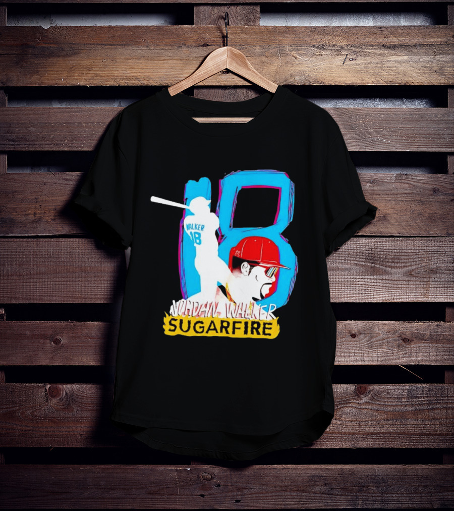 Jordan Walker Sugarfire St. Louis Cardinals Home Run Derby Champ 18 Baseball T-Shirt