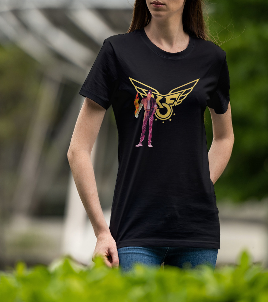 KOF Kyo Kusanagi Fire Power Iconic Wings T-Shirt