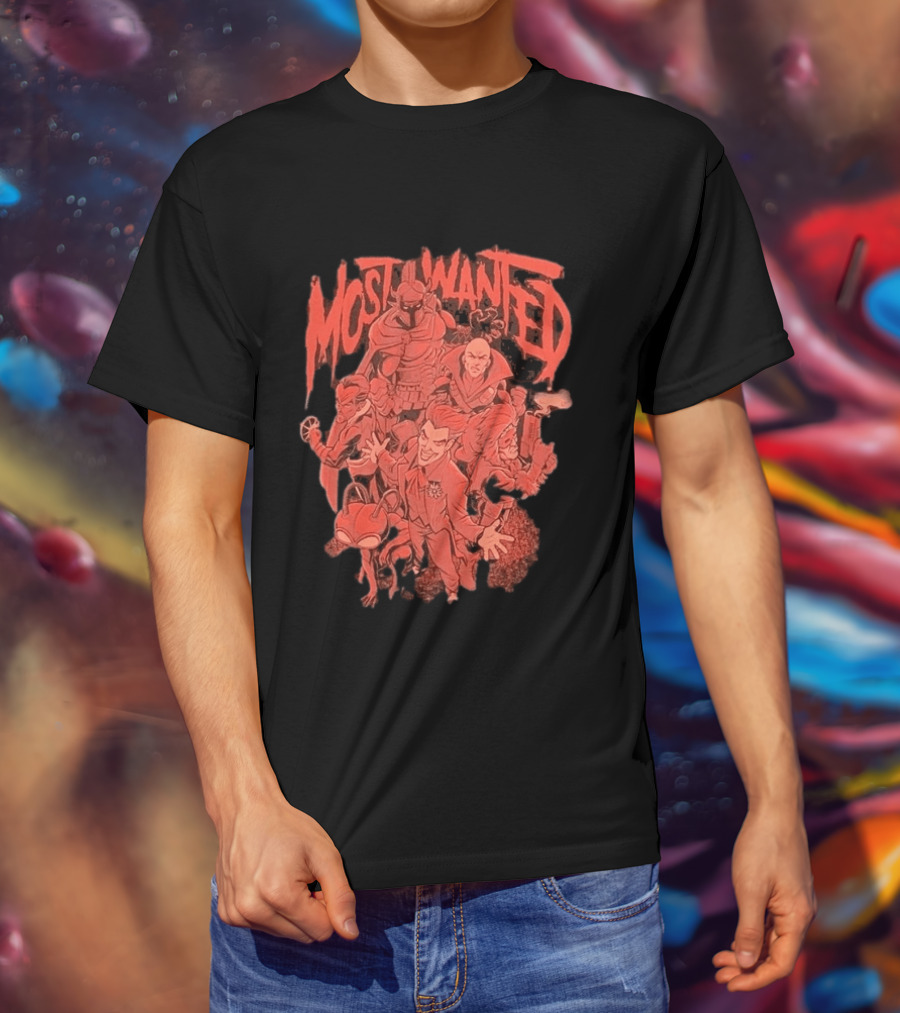 Funko DC Comics Most Wanted Villains Collection Joker Lex Luthor Harley Quinn Bane Catwoman Reverse Flash T-Shirt