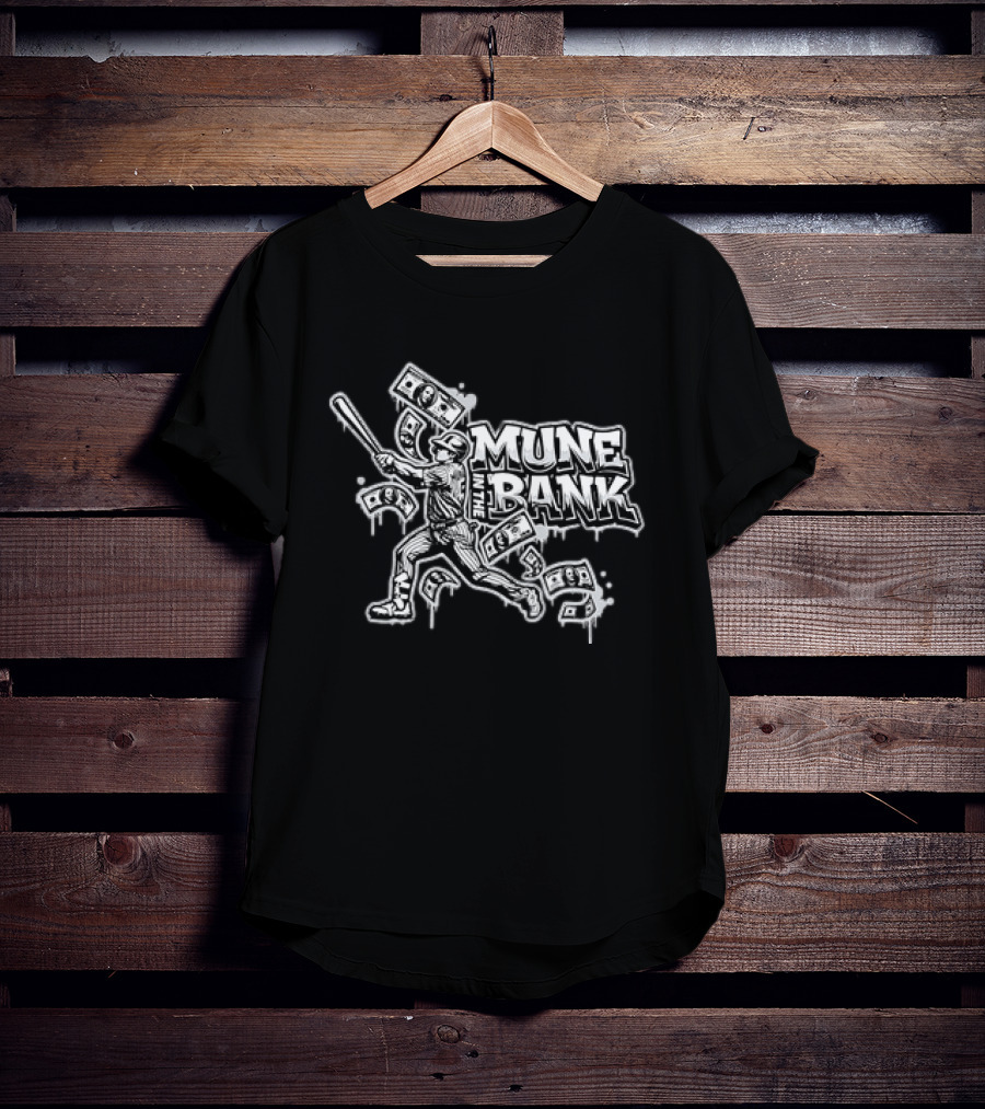 Las Vegas Raiders Mune In The Bank Baseball Money Batter T-Shirt