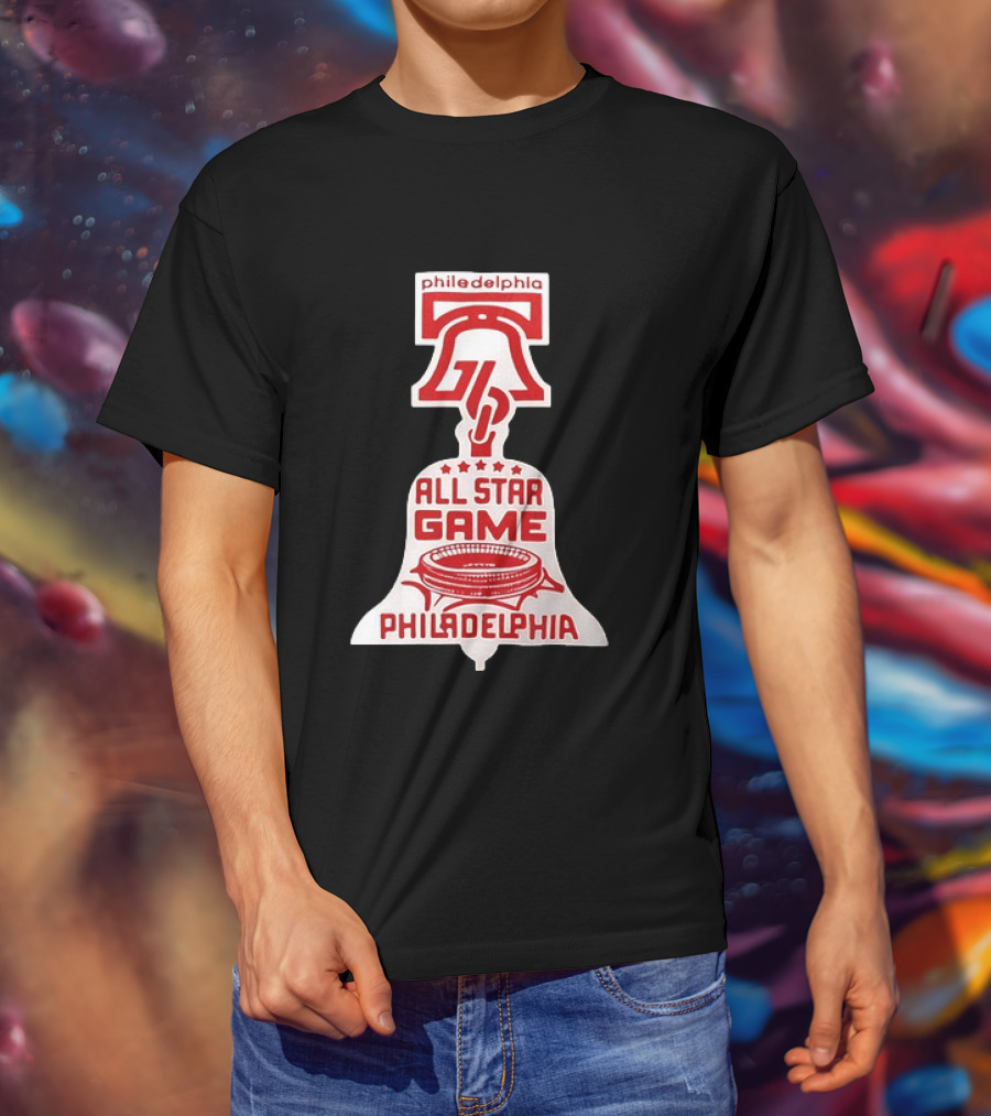 Philadelphia 76 All Star Game Liberty Bell Stadium T-Shirt
