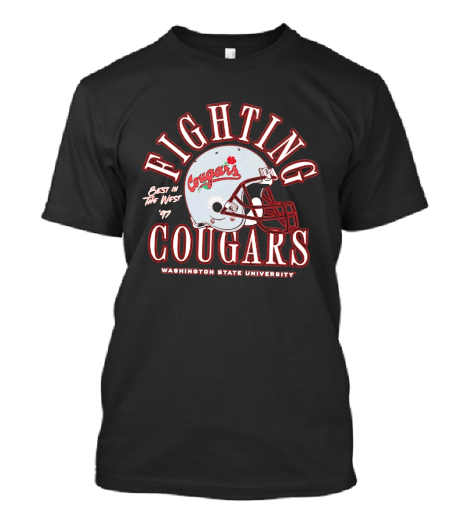 Fighting Cougars Washington State University Best In The West '97 T-Shirt