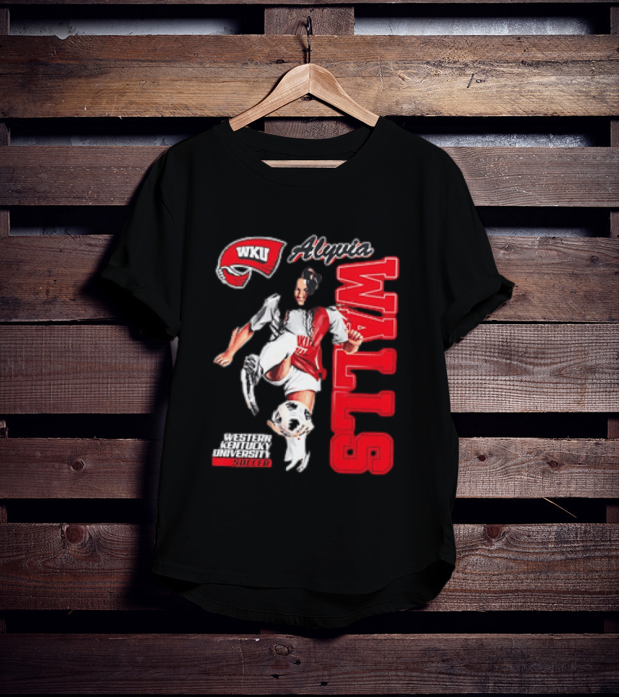 Western Kentucky University Soccer Alyvia Walls WKU T-Shirt