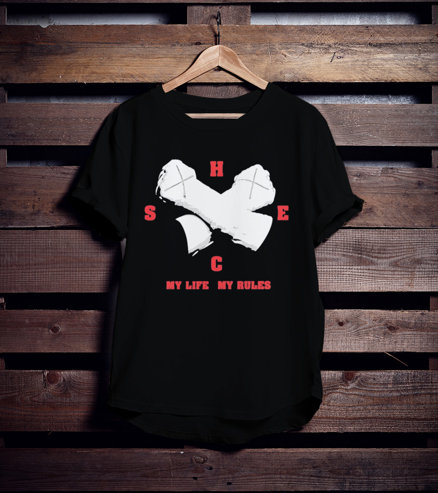 HSEC Crossed Axes My Life My Rules T-Shirt