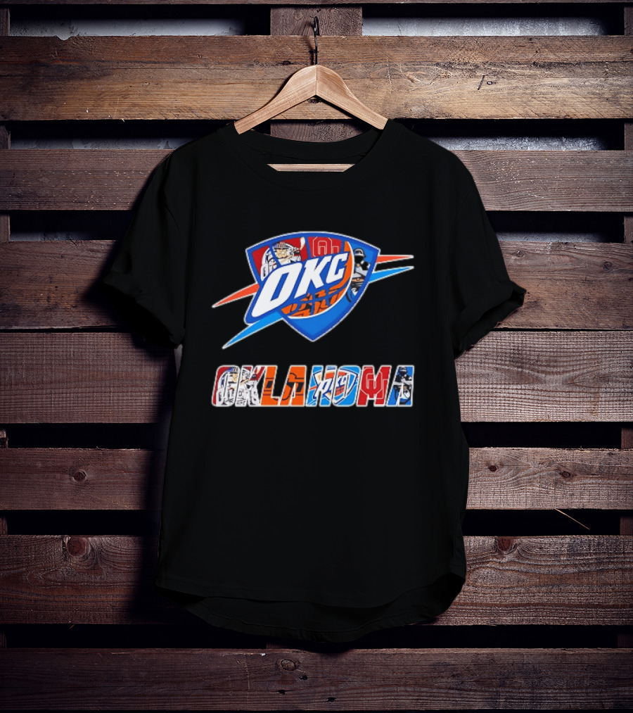 Oklahoma OKC Thunder Sooners Oilers Sports Fan Gear T-Shirt