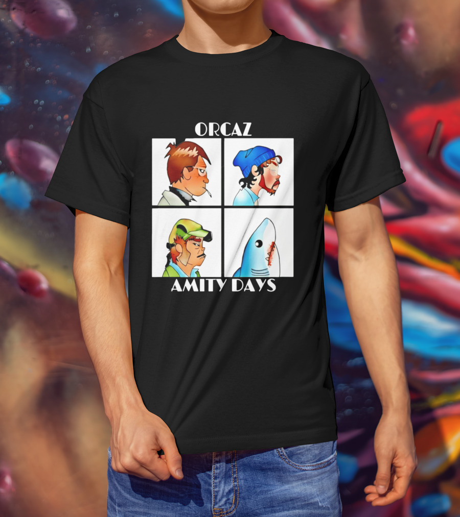 Orcaz Amity Days Demon Days Jaws T-Shirt