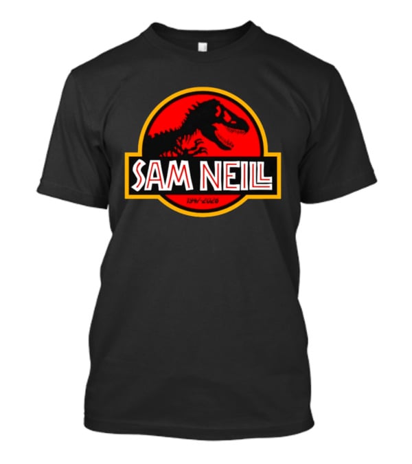 Sam Neill 1947 2026 Jurassic Park Rex T-Shirt