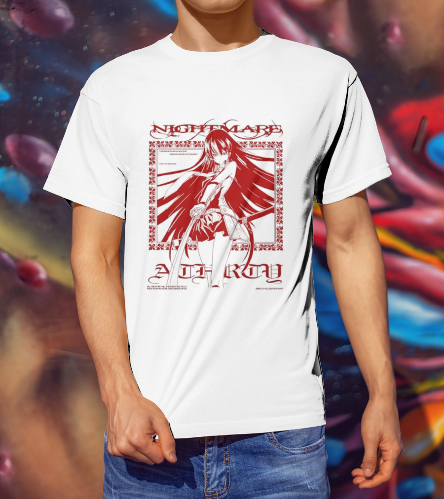 Akame Akame Ga Kill Nightmare Anime Character Grand Entry Red T-Shirt