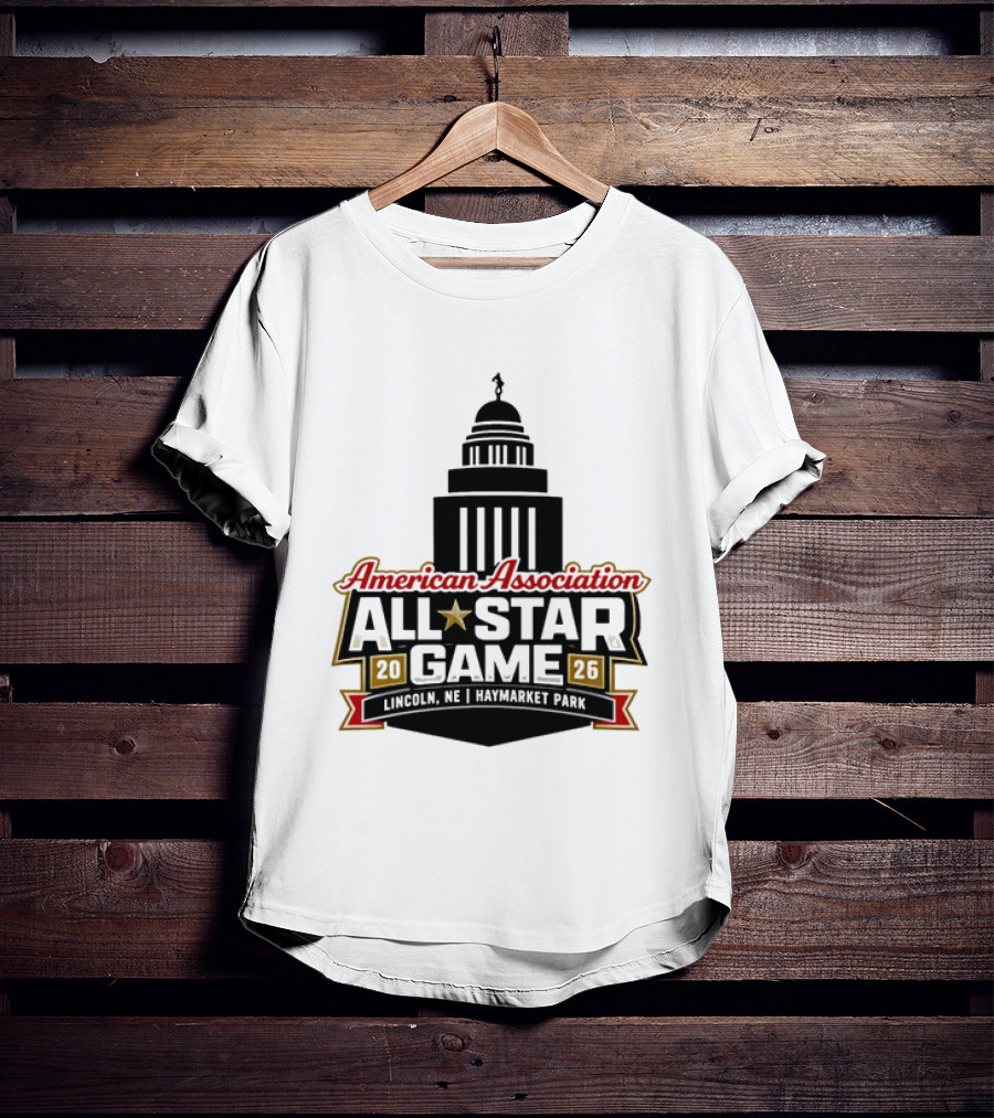 American Association All Star Game 2026 Haymarket Park Lincoln Nebraska Capitol Building T-Shirt