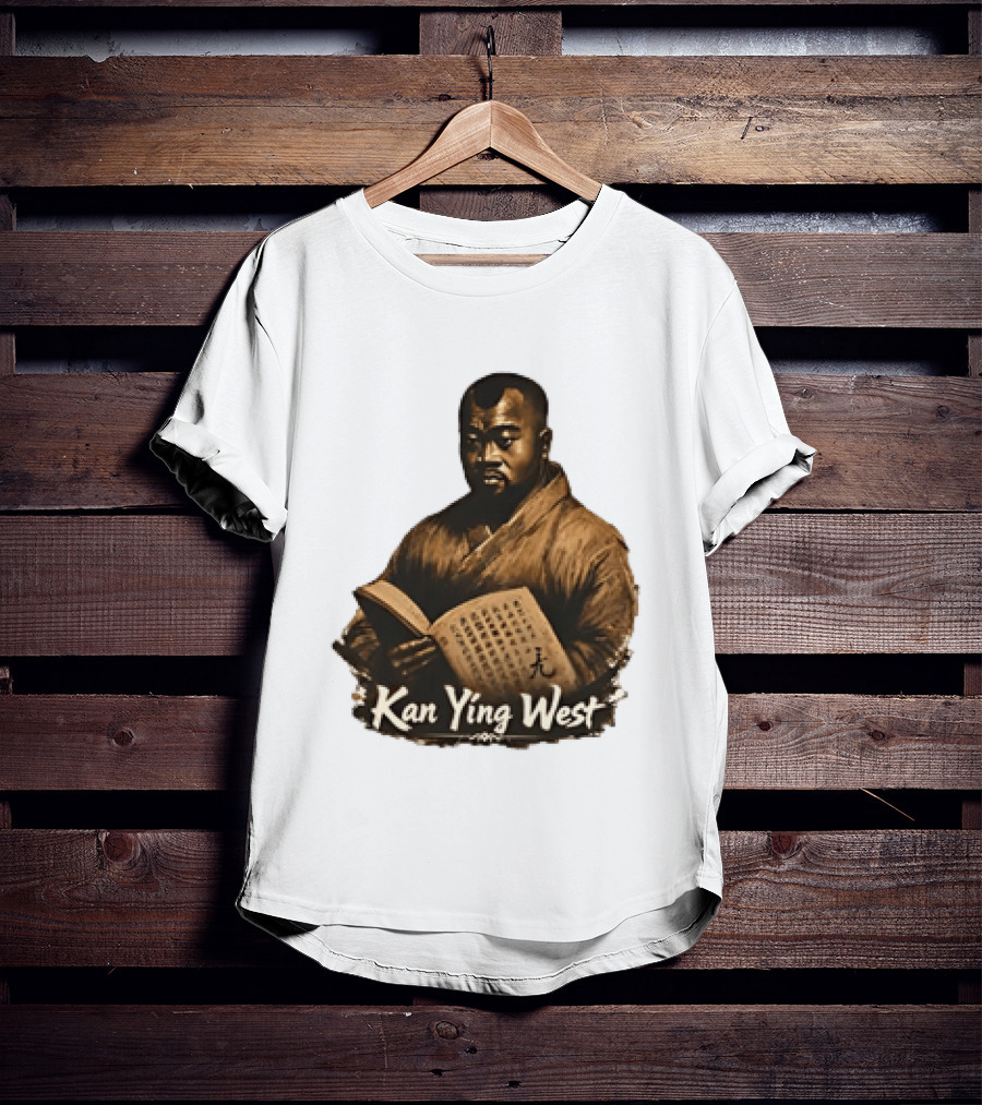 Kan Ying West Book Meme Kanye Mashup T-Shirt