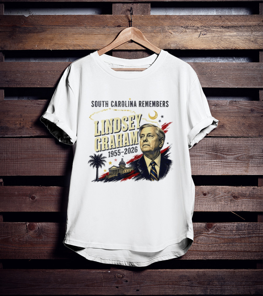 Lindsey Graham 1955 2026 South Carolina Remembers Moon Capitol T-Shirt