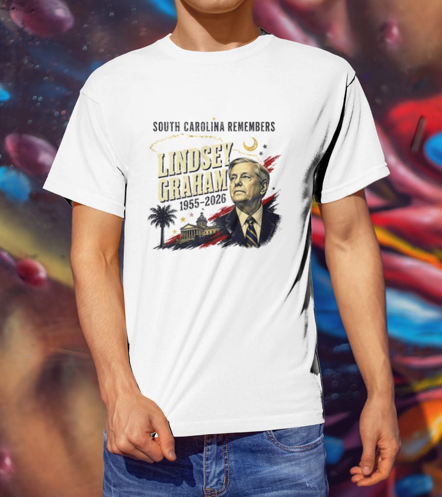 Lindsey Graham 1955 2026 South Carolina Remembers Moon Capitol T-Shirt