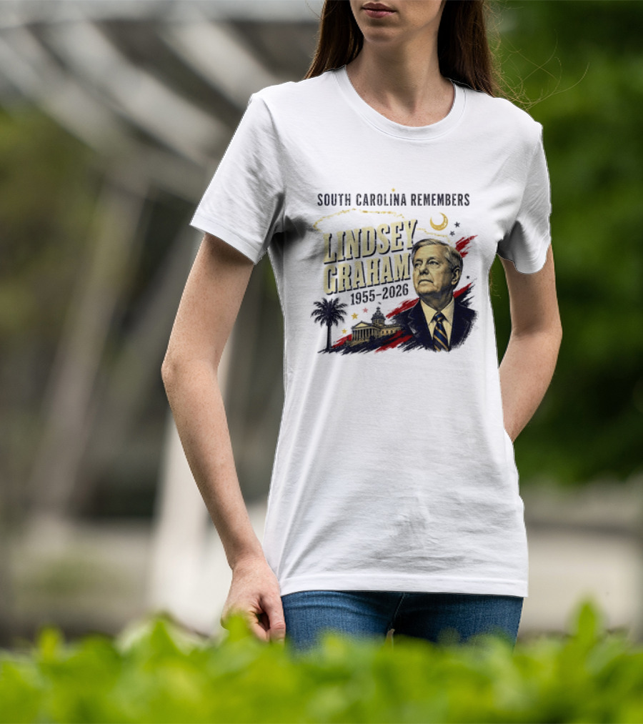 Lindsey Graham 1955 2026 South Carolina Remembers Moon Capitol T-Shirt