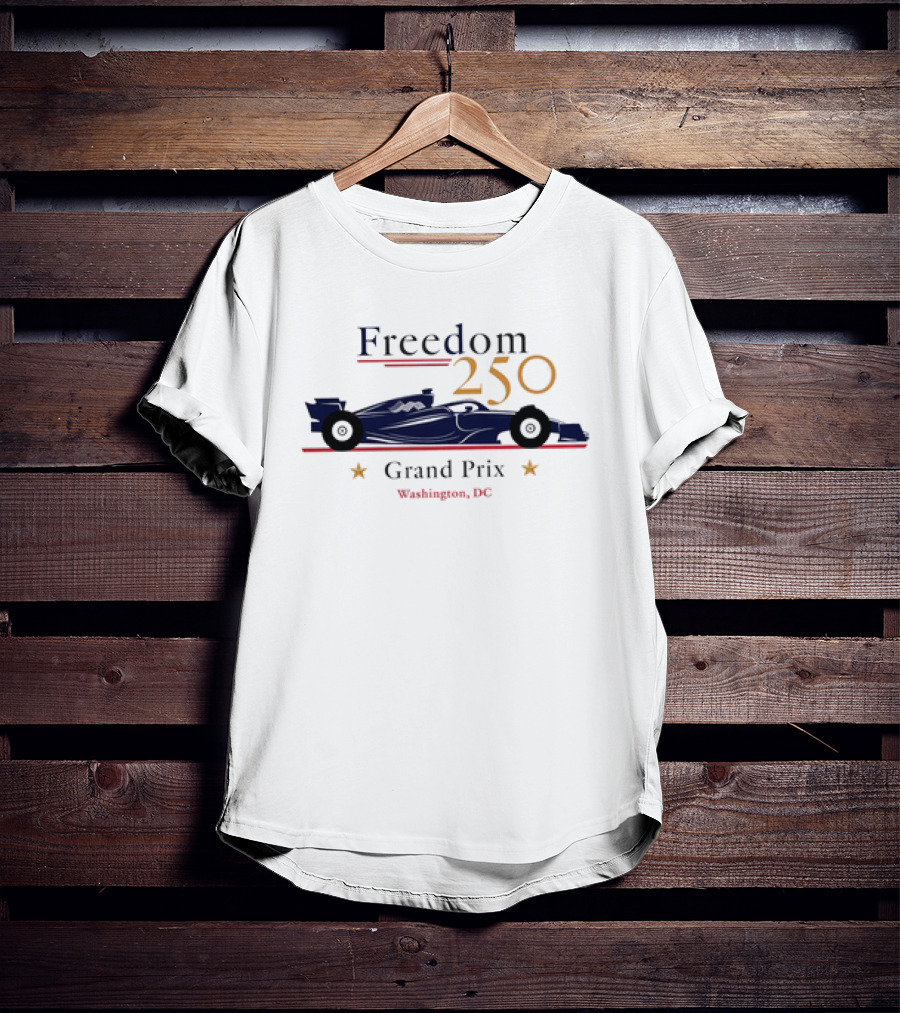 Freedom 250 Grand Prix Washington DC Racing Car Event T-Shirt