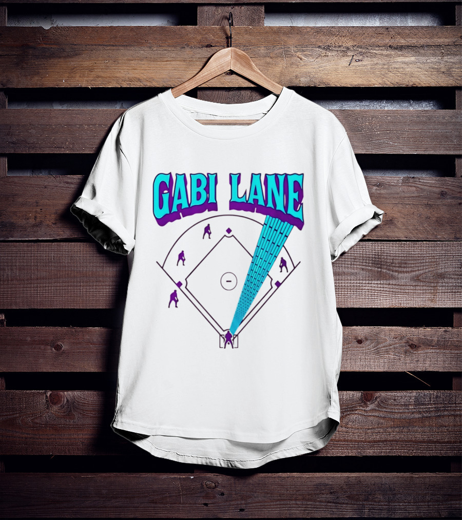 Gabi Lane Home Run Baseball Diamond T-Shirt