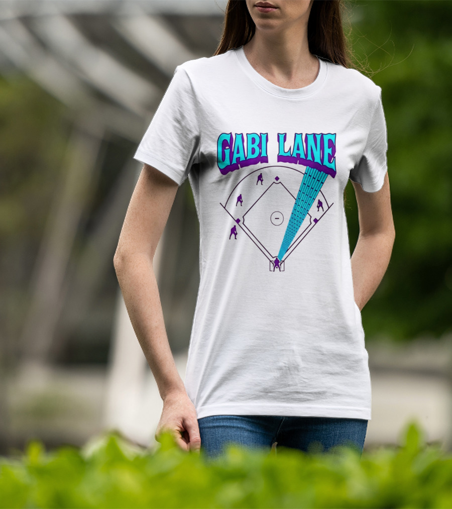 Gabi Lane Home Run Baseball Diamond T-Shirt