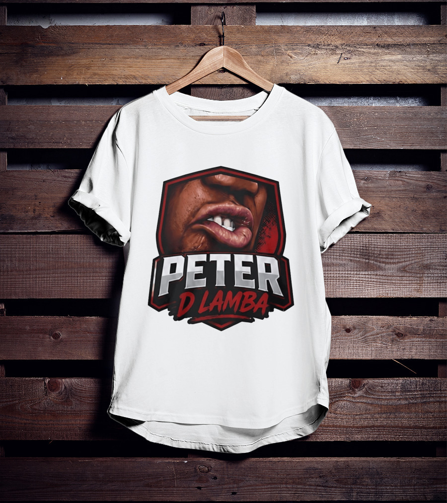 Peter D Lamba Nigerian Politics Satire Streetwear Bold Expression T-Shirt