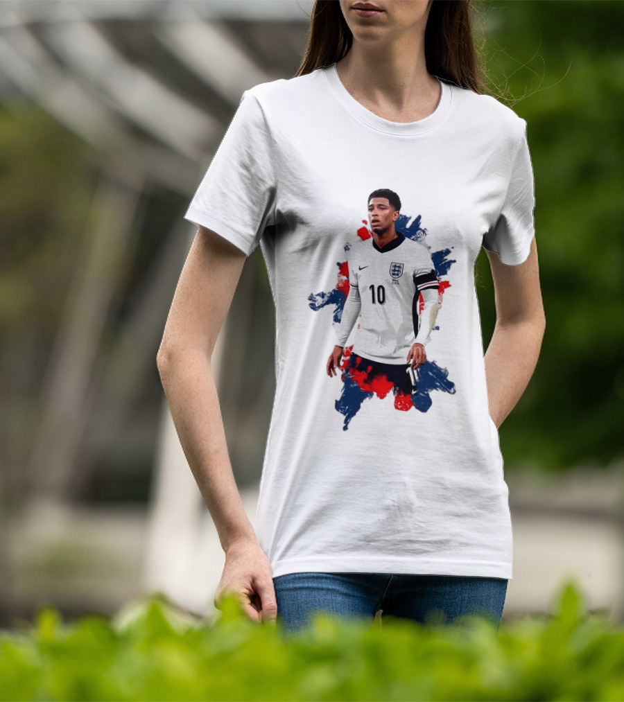 Jude Bellingham 10 England Football Team Captain T-Shirt