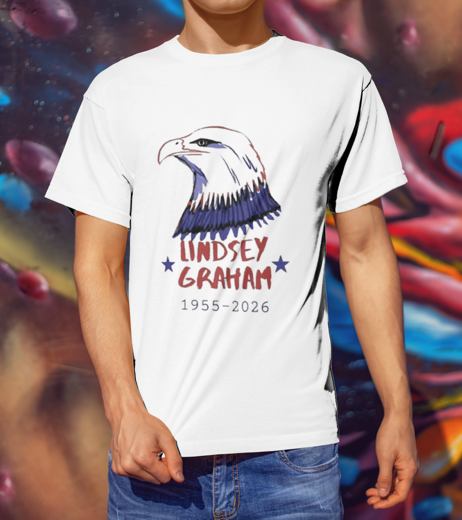 Lindsey Graham 1955 2026 Patriotic Eagle T-Shirt
