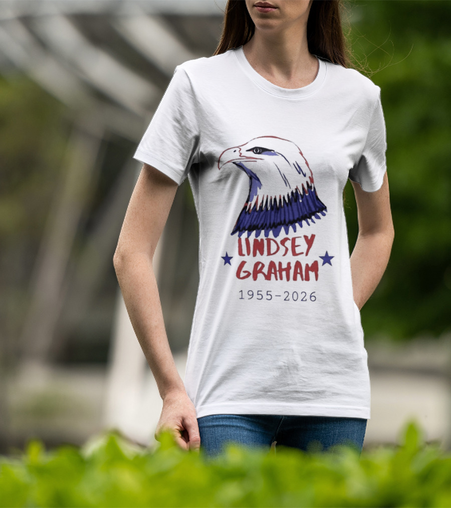 Lindsey Graham 1955 2026 Patriotic Eagle T-Shirt