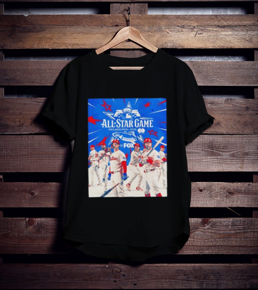 2026 All Star Game Philadelphia Phillies Major League Baseball FOX T-Shirt