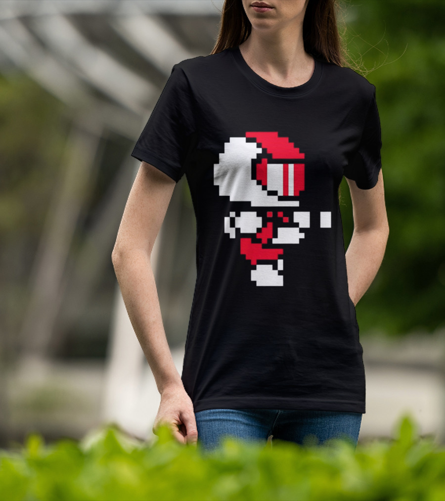 Arcade Pixel Racing Driver Fast Track Helmet Retro Game T-Shirt