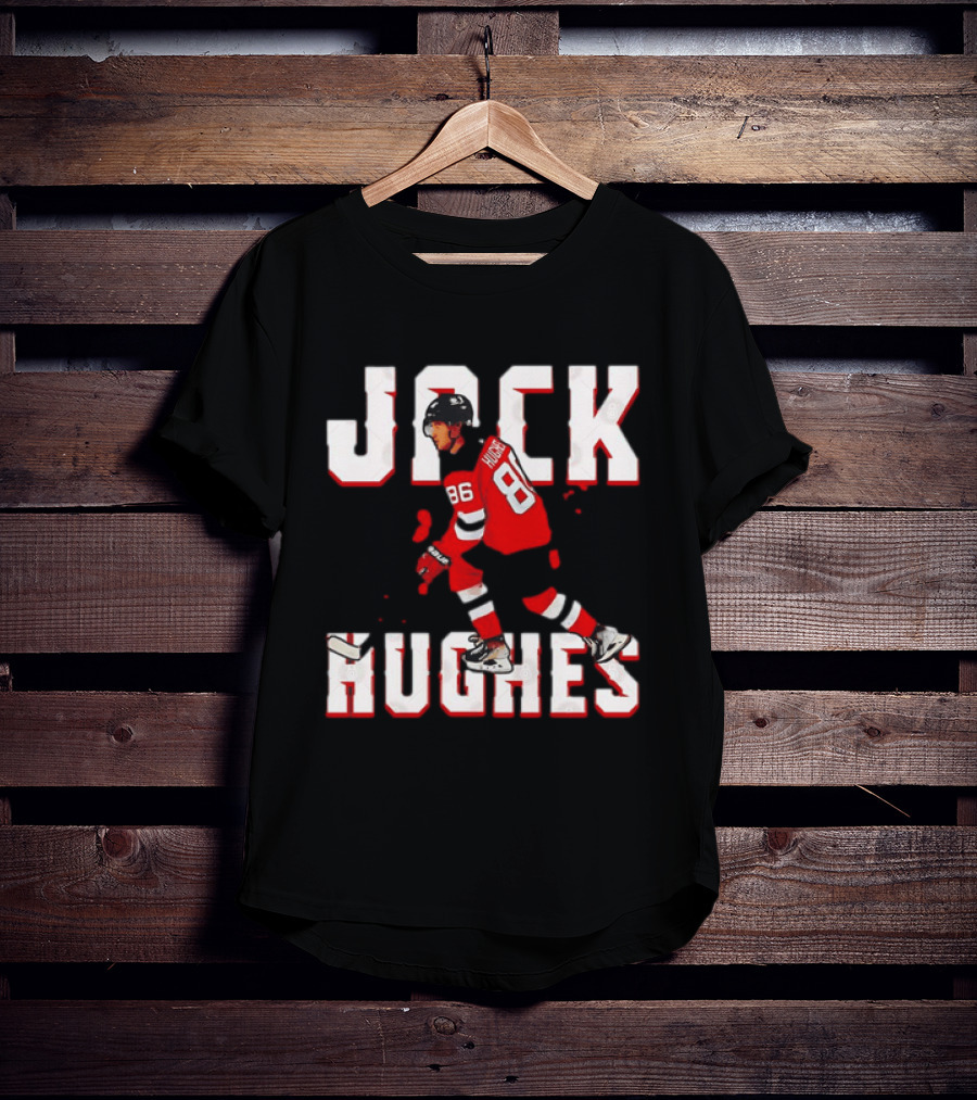 Jack Hughes 86 New Jersey Devils Hockey Jersey T-Shirt
